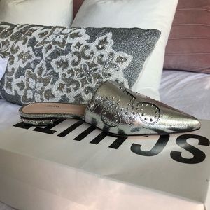 Schutz mules new with tag